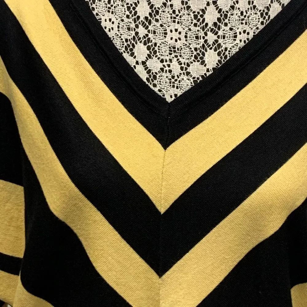 Joan Vass Striped V-Neck Sweater - Picture 7 of 10